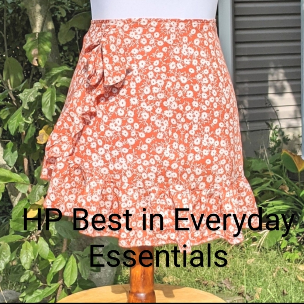 HP☀️🆕Zaful faux wrap mini skirt